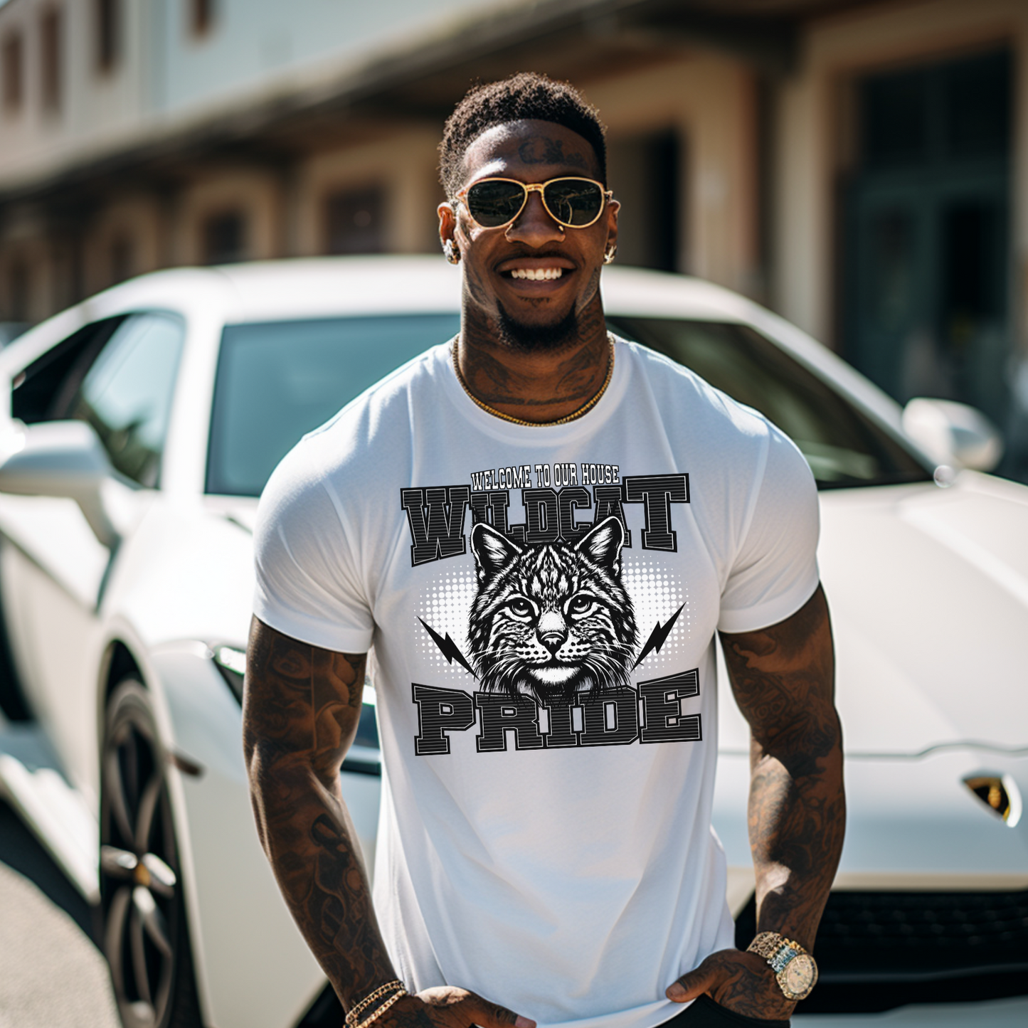 Wildcat Pride School Spirit Sublimation or DTF Transfer