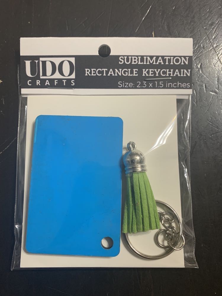 Blank Sublimation Rectangle Keychain