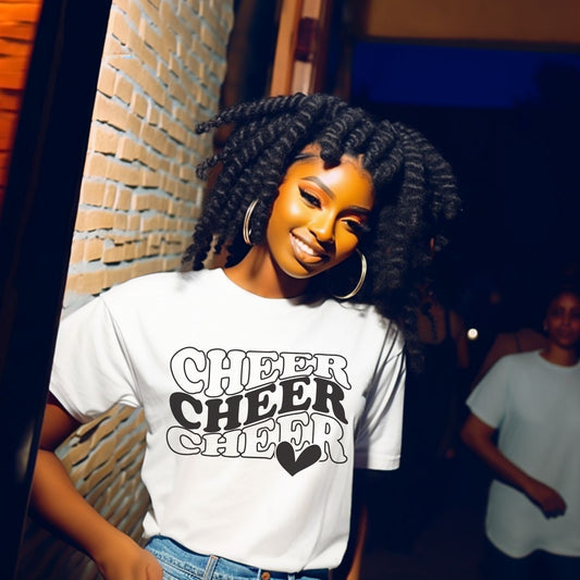 Cheer Sublimation or DTF Transfers