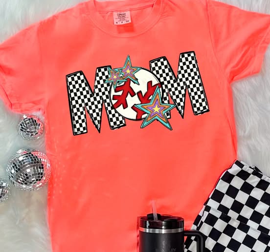 Baseball Mom, Ready to Press Sublimation or DTF Transfer