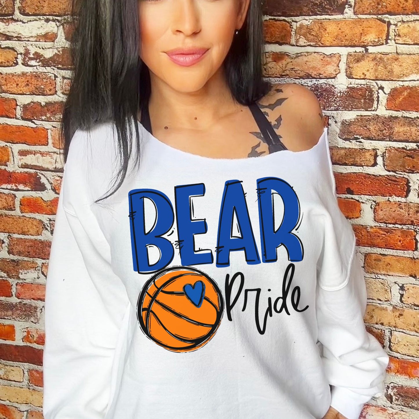 Bear Pride Basketball (any color or sport) Sublimation or DTF Transfers