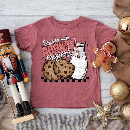 Christmas Cookie Expert Sublimation or DTF Transfer