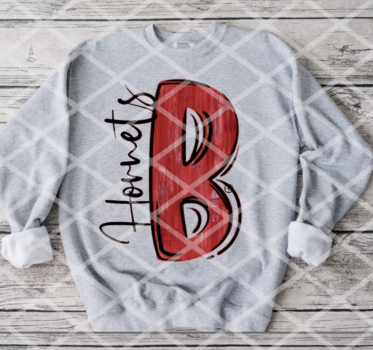 Custom Painted Letters (black) Minimum order of 5, Sublimation or DTF Transfer