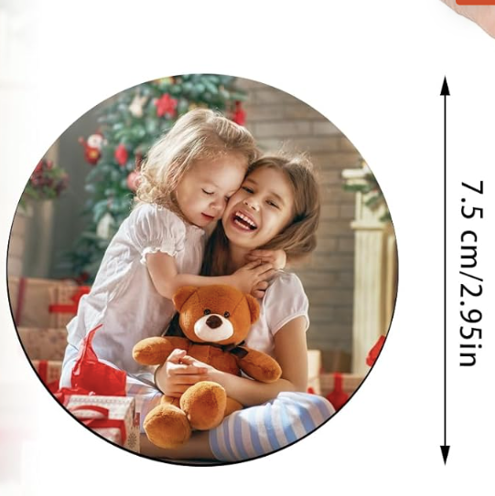 Sublimation Circle Magnet Big 3x3 inches