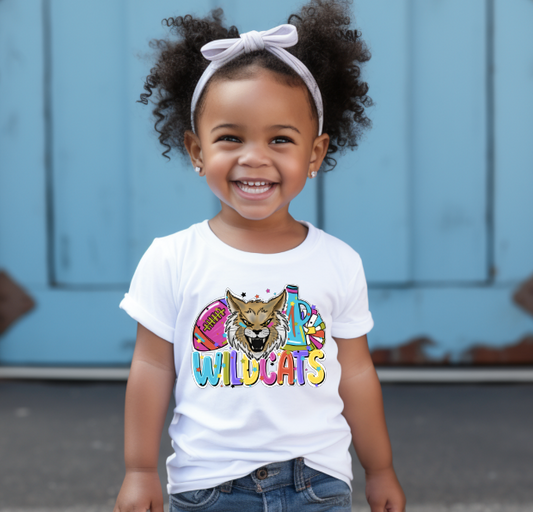 Wildcats School Spirit Sublimation or DTF Transfer