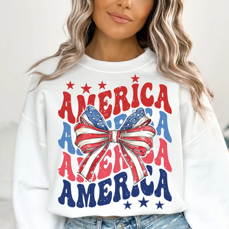 America, Ready to Press DTF Transfer