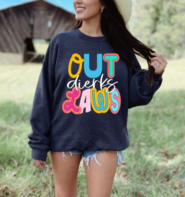 Outlaws School Spirit Sublimation or DTF Transfer