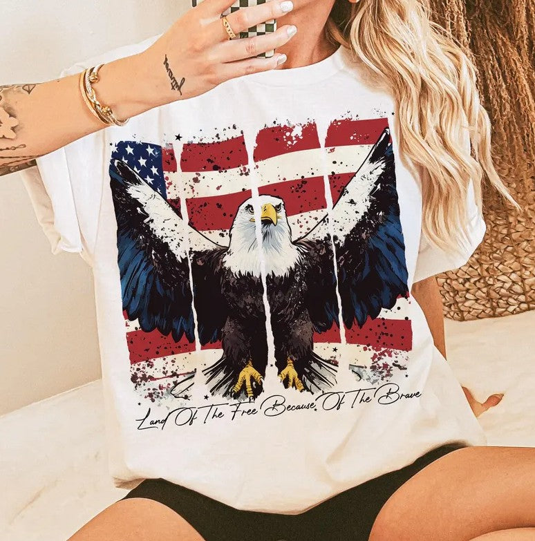 Land of the Free Sublimation or DTF Transfers