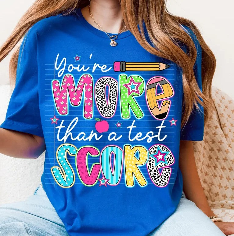 More than a test score Sublimation or DTF Transfers