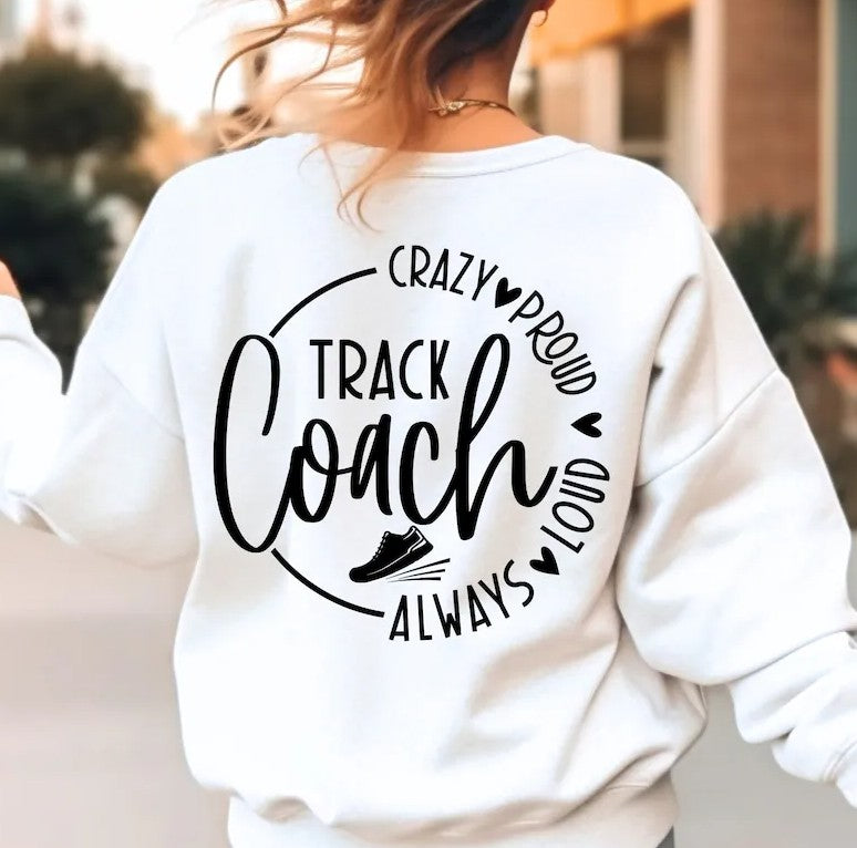 Track Coach Sublimation or DTF Transfers