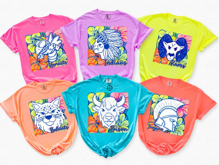 Pastel Bobcats Sublimation or DTF Transfers