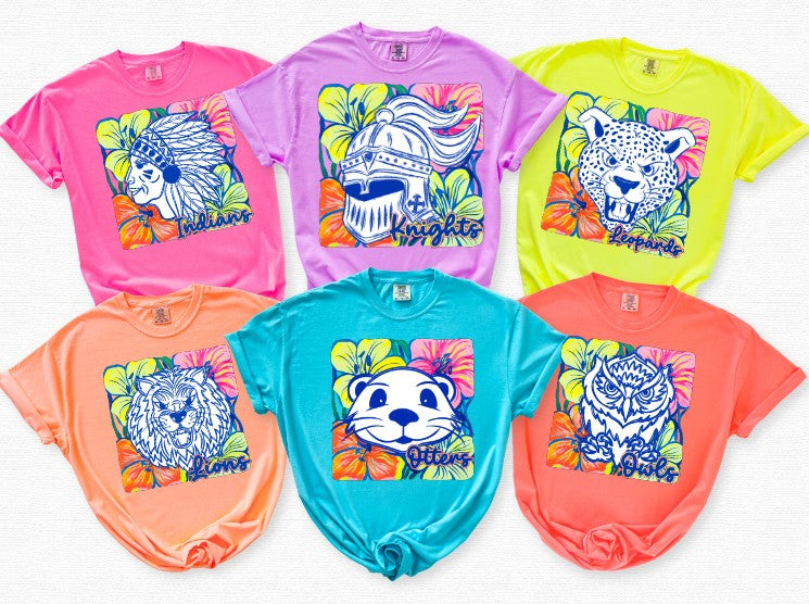 Pastel Lions Sublimation or DTF Transfers