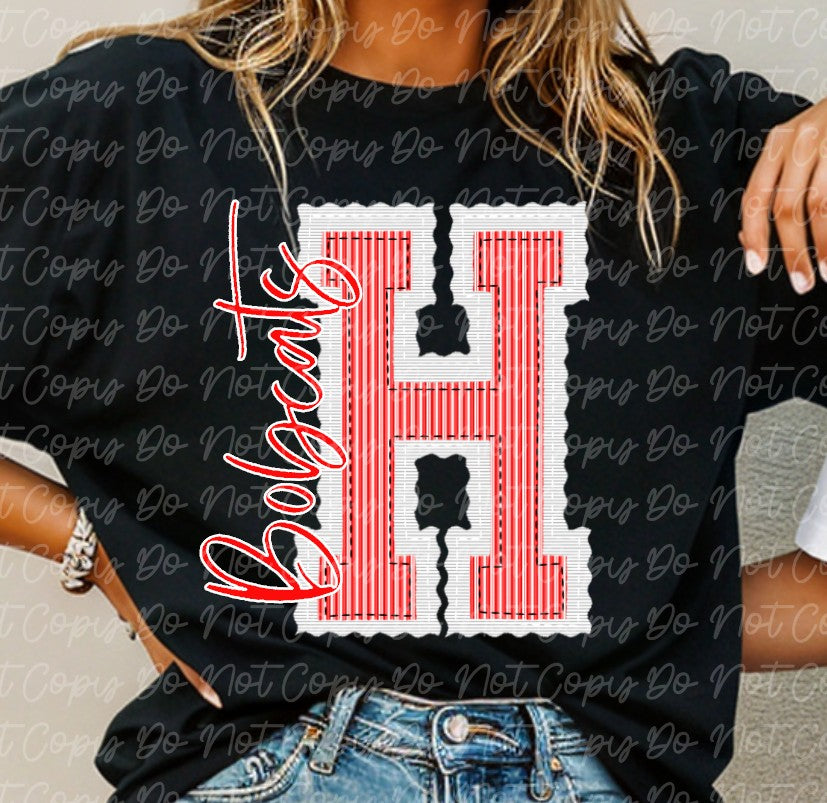 Custom School Mascot Spirit DTF Transfer, Ready to Press