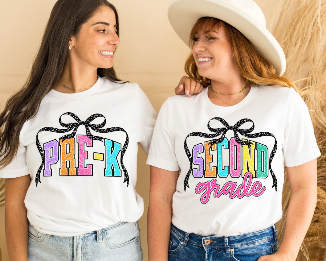 Grade Level Teacher School Spirit Sublimation or DTF Transfer