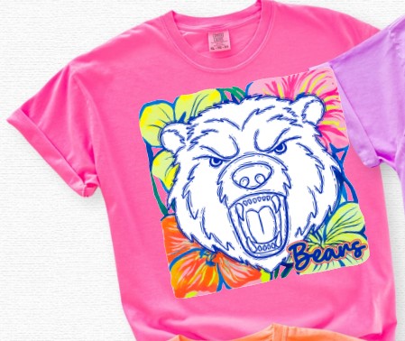 Pastel Bears Sublimation or DTF Transfers