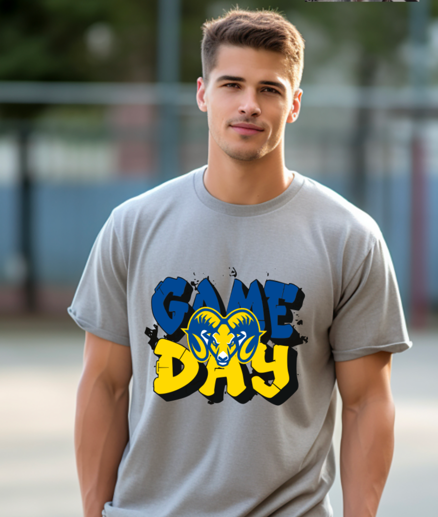 Rams Sublimation or DTF Transfers