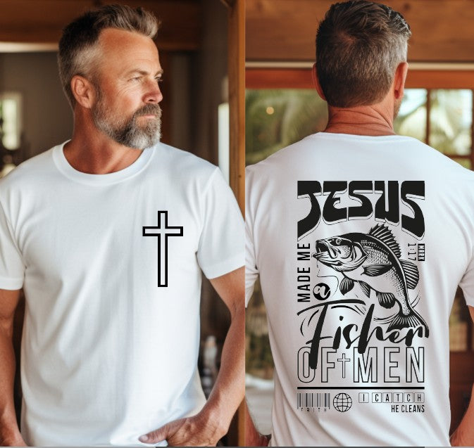 Jesus with pocket DTF Transfers