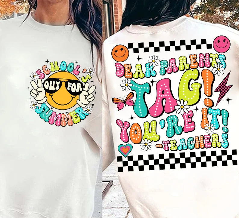 Dear Parents with pocket Ready to Press DTF Transfer