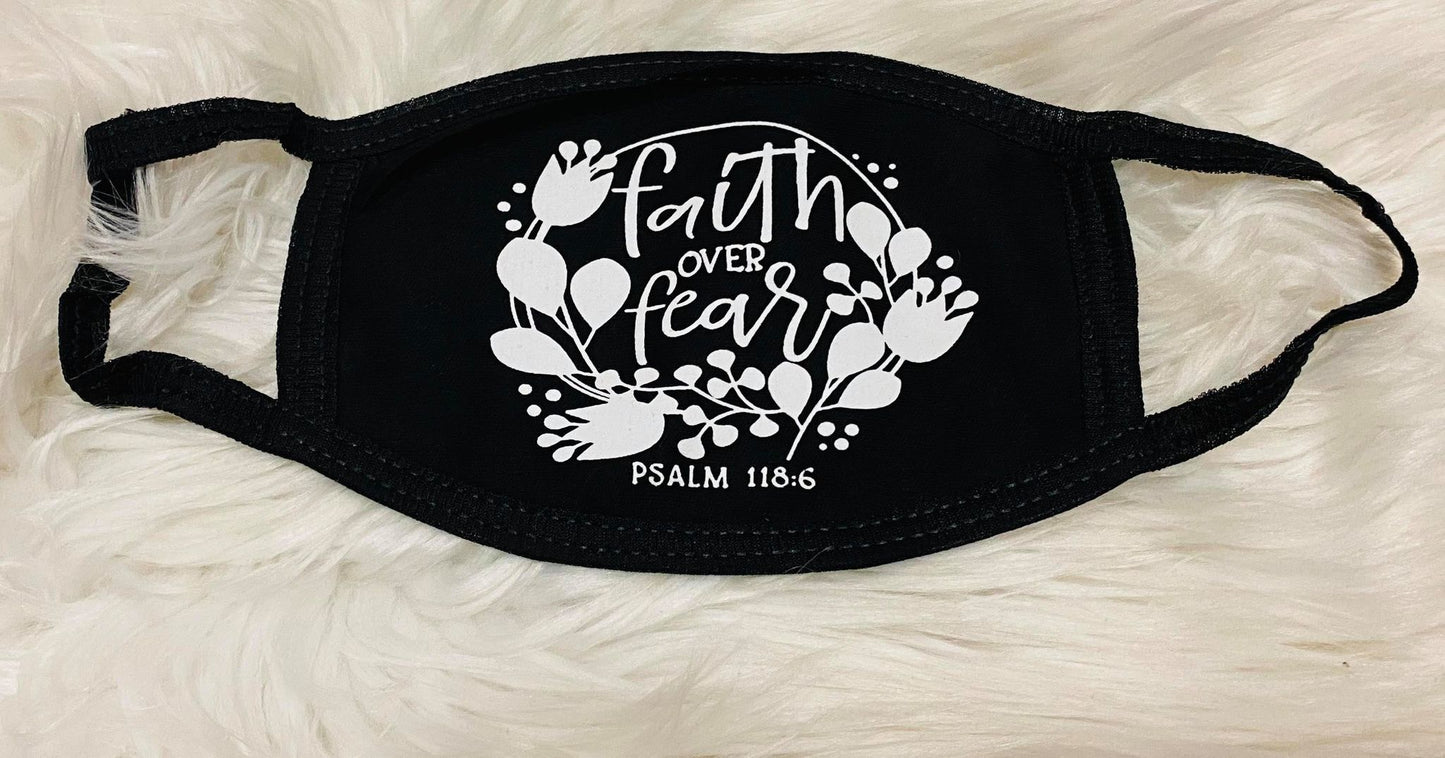 Screenprint Faith Over Fear Transfer