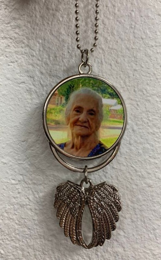 Double Sided Sublimation Angel Wings Memorial Jewelry, Ornament, or Car Hanger