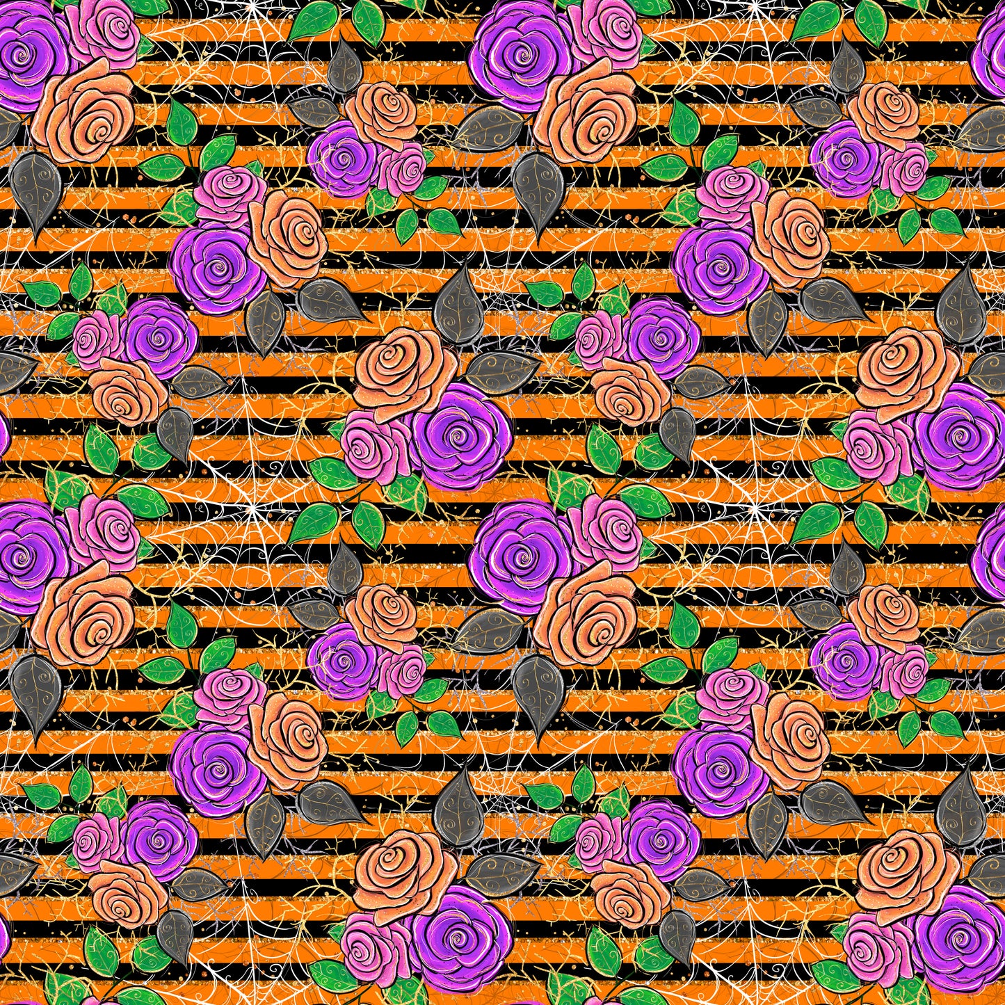 Halloween 2 Print Patterned Permanent Adhesive, HTV, or Sublimation