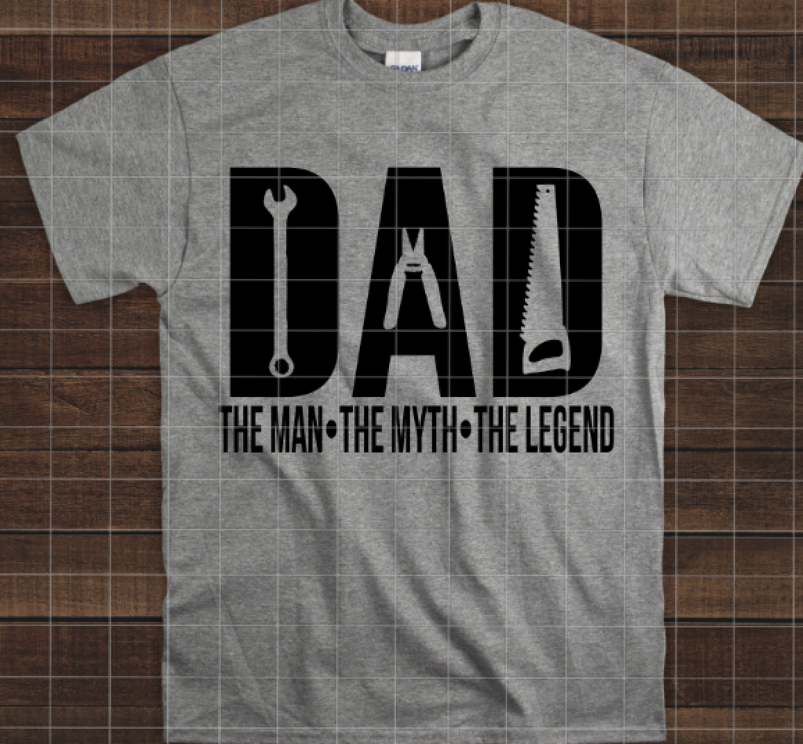 DAD Tools, The Man The Myth The Legend, Ready to Press, Sublimation Transfer
