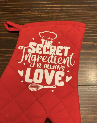 The Secret Ingredient is alway love, Ready to Press Screen Print