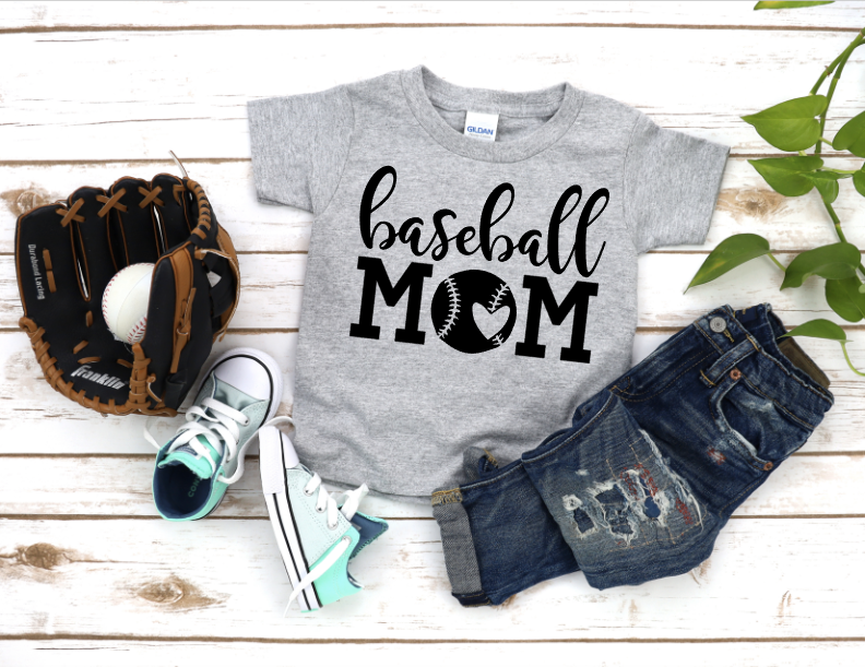 Screenprint Baseball Mom Transfer