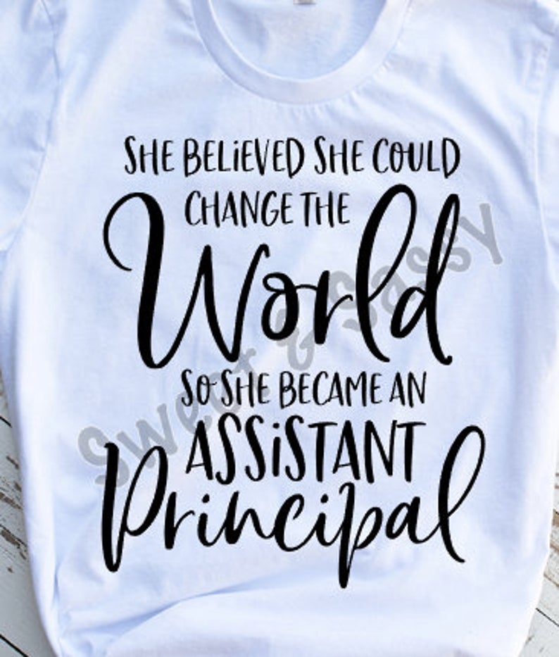 Change the World Assistant Principal Sublimation Transfer