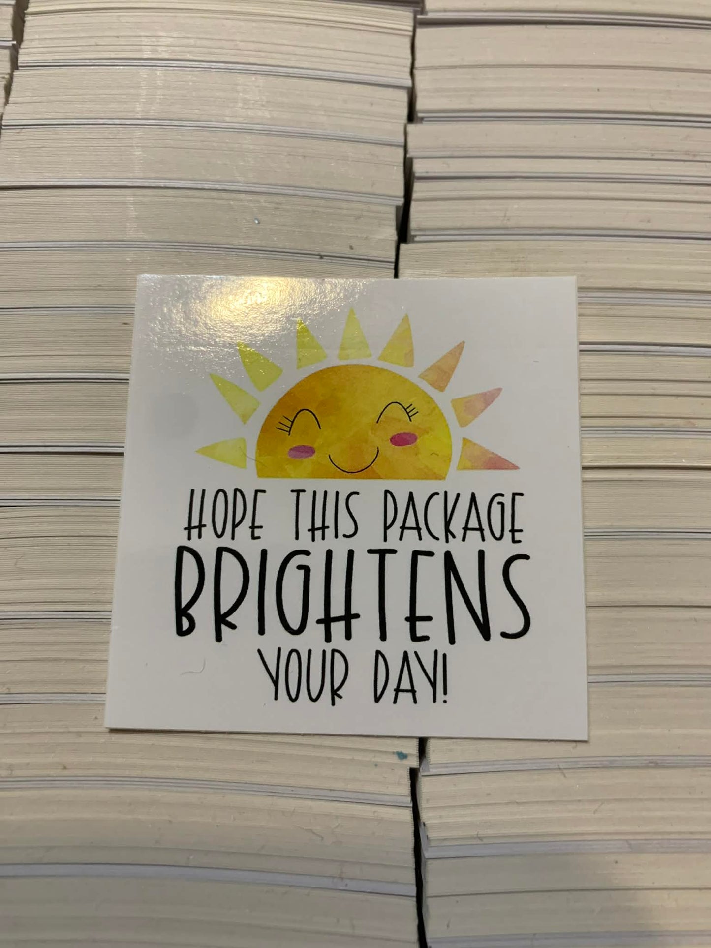 Packaging Stickers Box - Contains 1000+