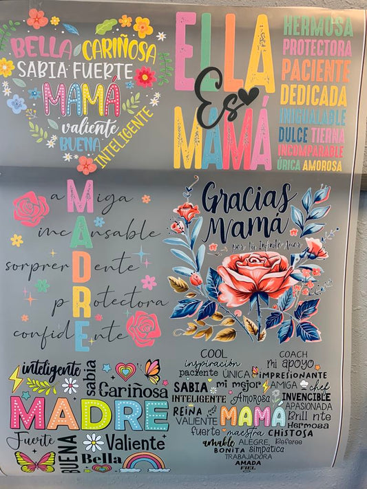 DTF Mama Spanish Pre-Made Gangsheet
