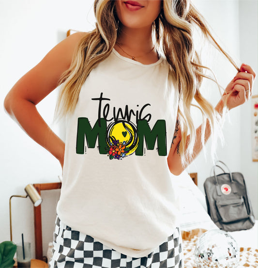 Tennis Mom, Ready to Press Sublimation or DTF Transfer