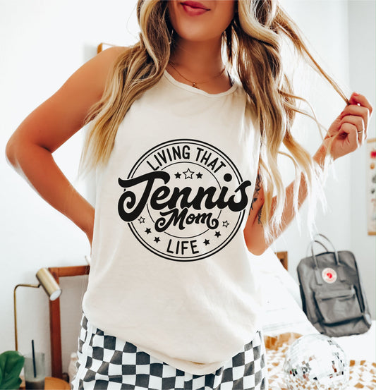 Tennis Mom, Ready to Press Sublimation or DTF Transfer