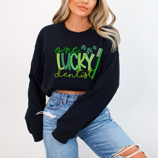 One Lucky Dentist DTF or Sublimation Transfer
