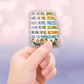 Teacher Occupation Stickers, 4 Pack, Permanent Vinyl Decals ($1.50 each)