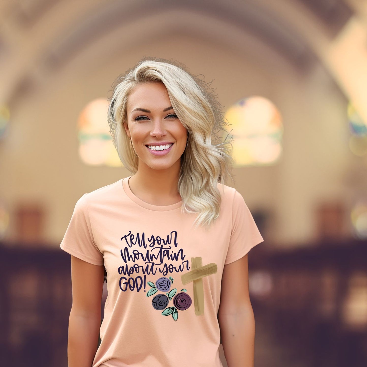 Tell your mountain about your God Sublimation or DTF Transfers