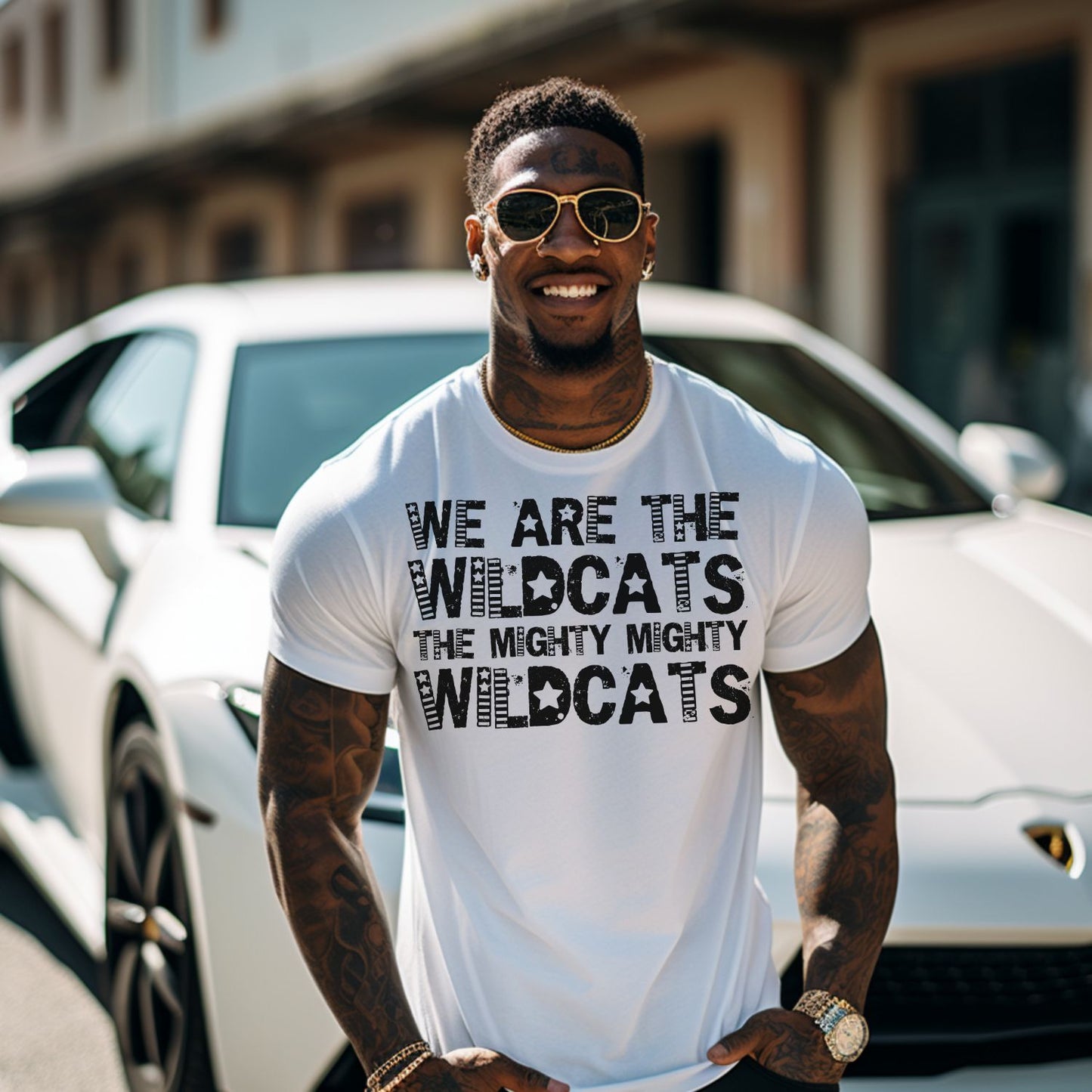 Mighty Wildcat School Spirit Sublimation or DTF Transfer