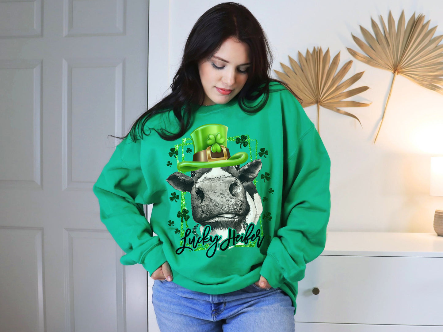 Lucky Heifer DTF or Sublimation Transfer