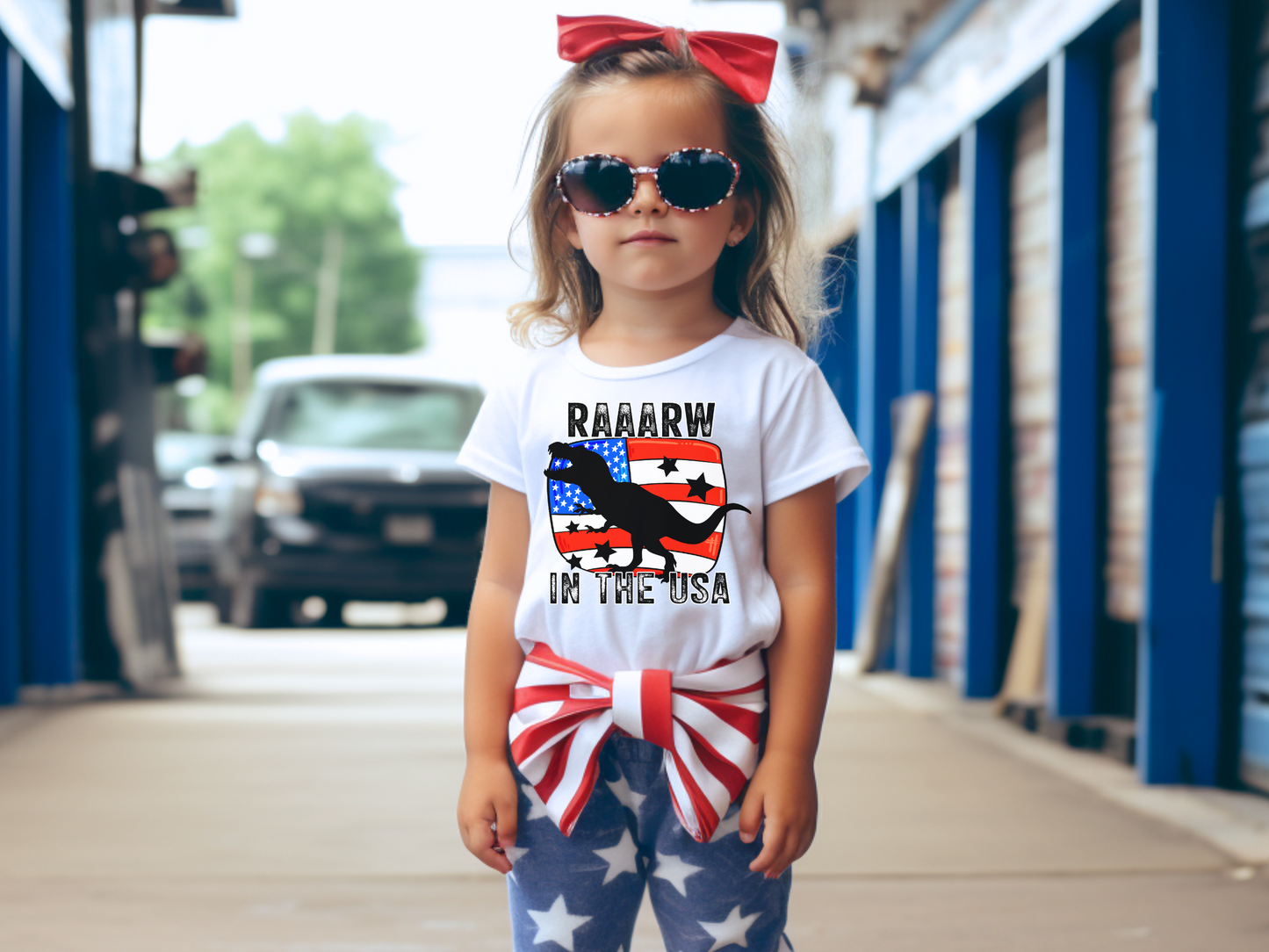 Rawr in the USA, Ready to Press DTF Transfer