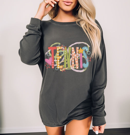Tennis, Ready to Press Sublimation or DTF Transfer