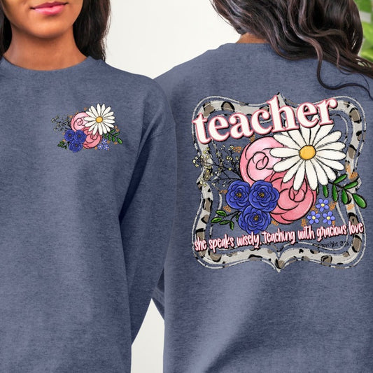 Teacher, Ready to Press DTF Transfer