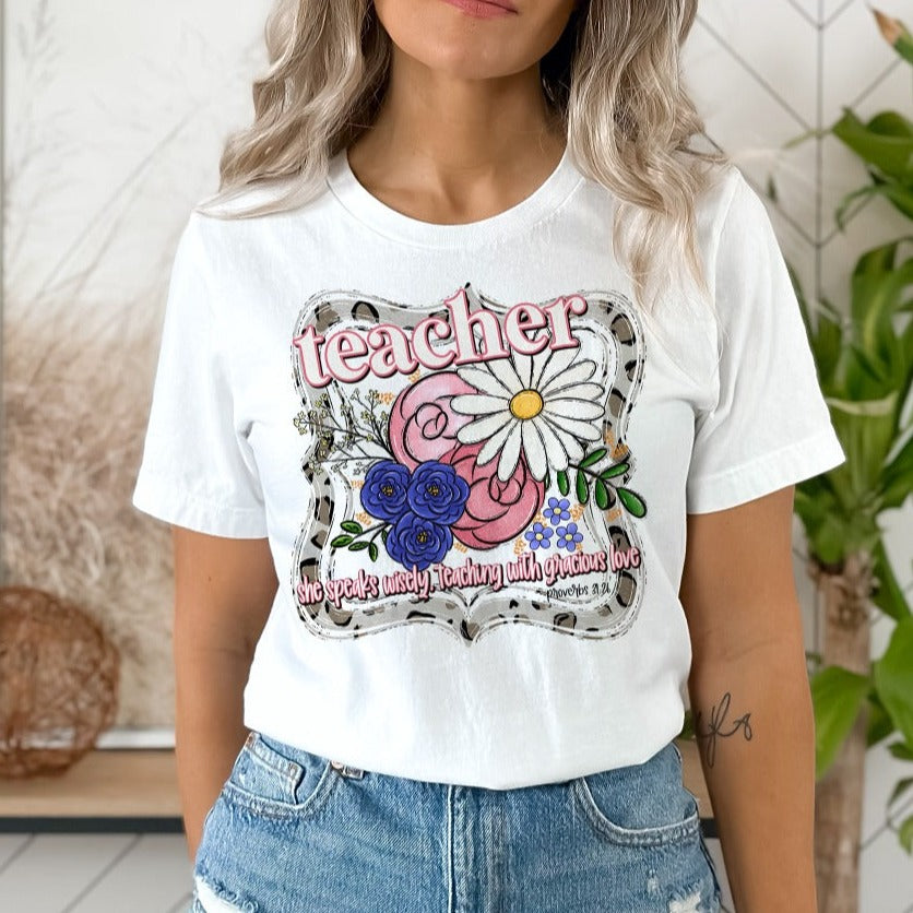 Teacher Proverbs Ready to Press DTF Transfer