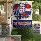 Patriotic Garden Flag Sublimation Transfer