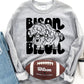 Bison School Spirit Sublimation or DTF Transfer