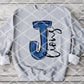 Painted J Lions (outline black) Sublimation or DTF Transfer