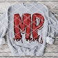 Painted MP Red Devils (black) Sublimation or DTF Transfer