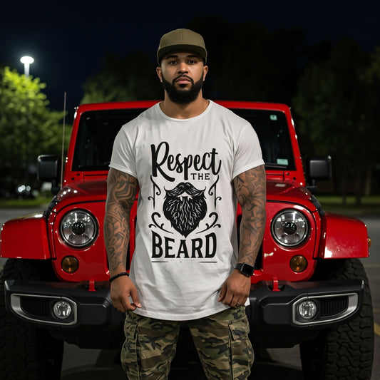 Respect the Beard, Sublimation or DTF Transfer