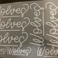 Hand Letters Beavers Sublimation or DTF Transfer