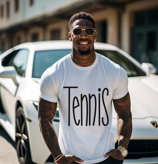 Tennis, Ready to Press Sublimation or DTF Transfer