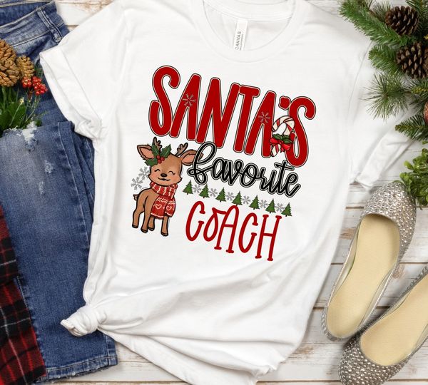Santa's Favorite Sublimation or DTF Transfer